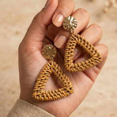 Classic Triangle Horizon Earring