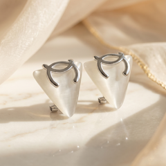 Chanel Embrace Triangle Earrings