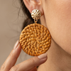 Handmade Eclipse Boho Inspired Earrings