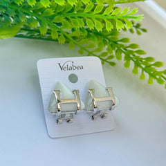 Fashion H Charm Earrings Hemes