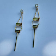 Long Pin Fashion Earring