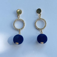 Royal Velvet Spark Earrings