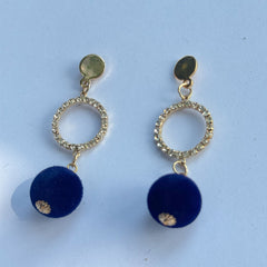 Royal Velvet Spark Earrings